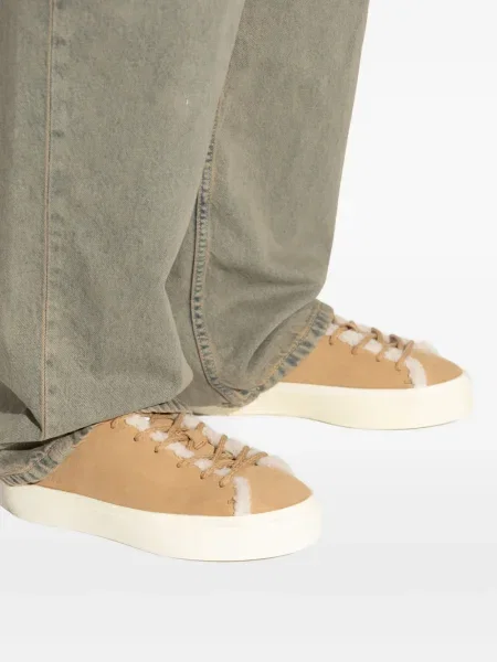Sneakerși Inuikii din piele de căprioară maro
