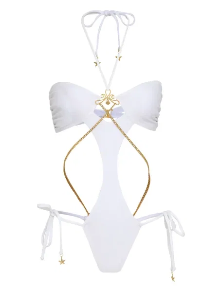 Colier Amir Slama alb