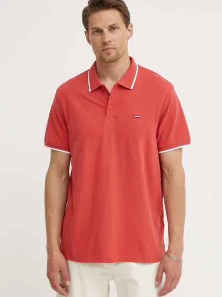 Levi's polo czerwona