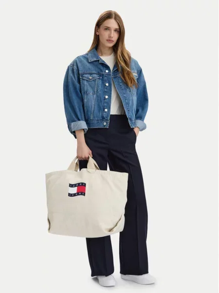 Kabelka Tommy Jeans červená
