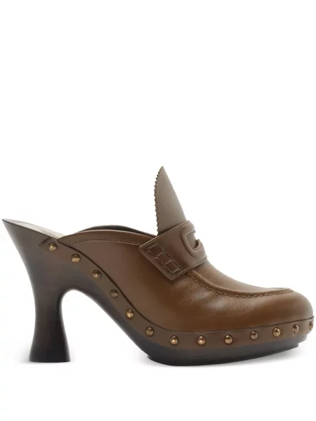 Papuci tip mules Burberry maro