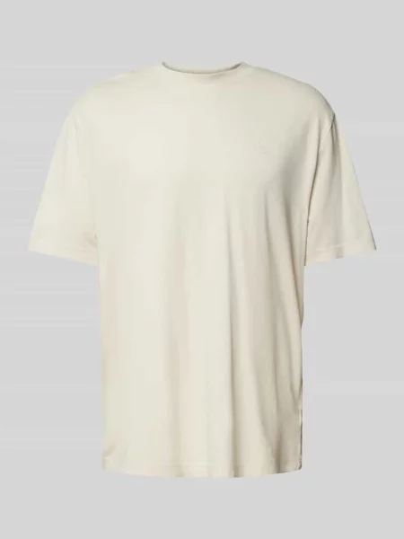 T-shirt z detalem z logo Calvin Klein Jeans biała