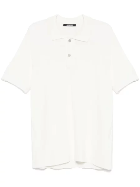 Polo Jacquemus alb