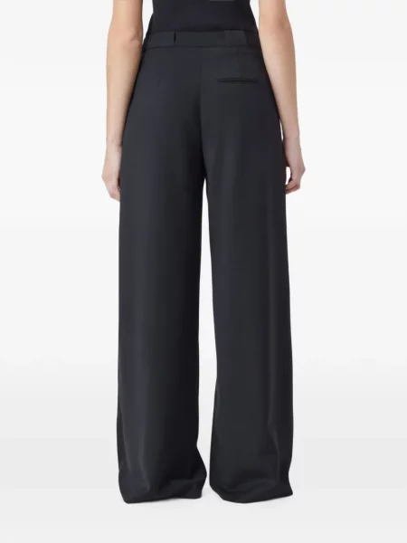 Pantaloni Closed din țesătură twill negru