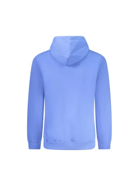 Bluza z kapturem Tommy Hilfiger z kapturem z logo niebieska