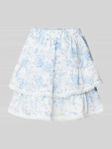 Spódnica mini z koronką szydełkową model ‘Boho’ Gina Tricot