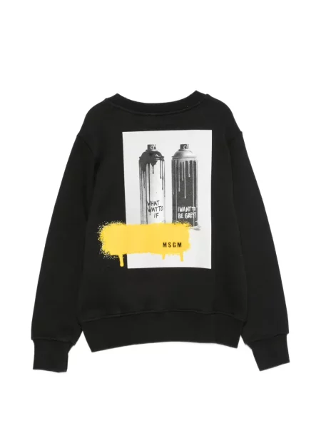 Bluza dziecięca Msgm czarna