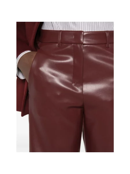 Spodnie Max Mara czerwone