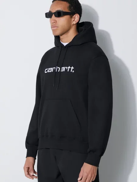 Худі Carhartt Wip з капюшоном з аплікацією біле