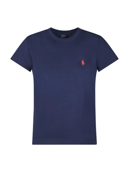 Koszulka polo Polo Ralph Lauren z logo niebieska