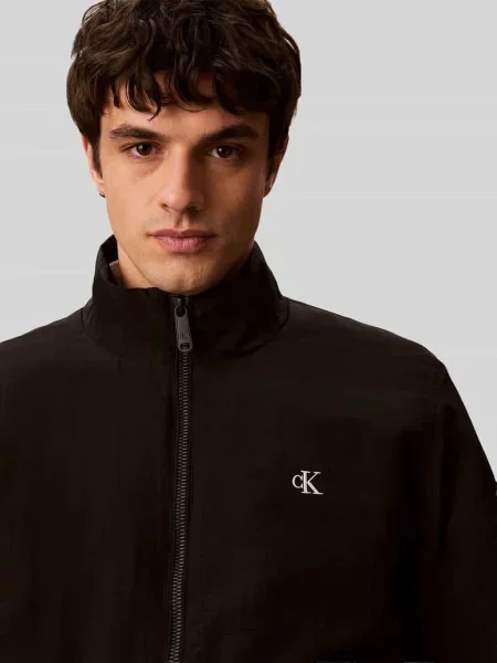 Kurtka Calvin Klein Jeans z logo czarna
