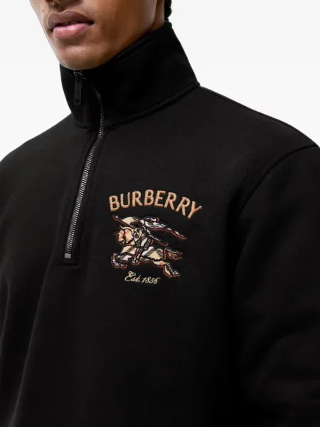 Pulover Burberry în carouri negru