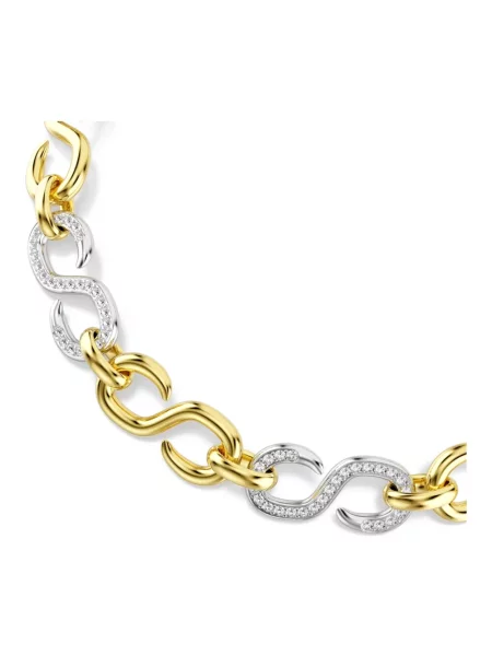 Swarovski naszyjnik DEXTERA szary