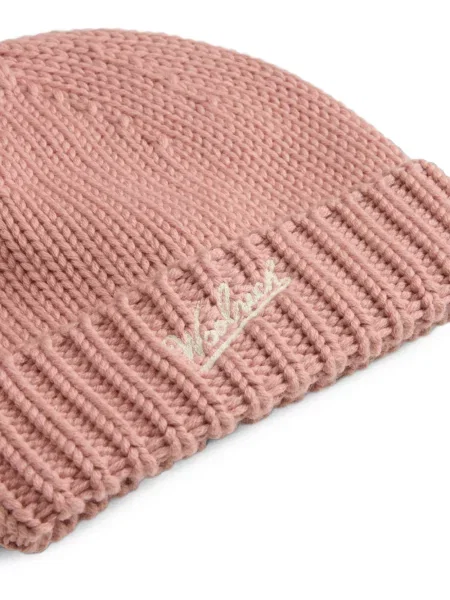 Czapka dziecięca Woolrich różowa