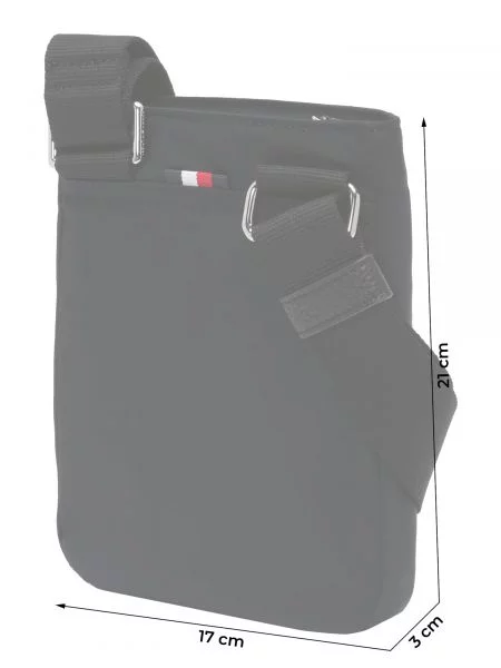 Crossbody táska Tommy Hilfiger fekete