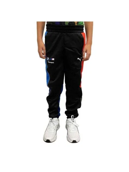 Spodnie Do Biegania Z Logo BMW Dla Dzieci/dzieci Motorsport czarne