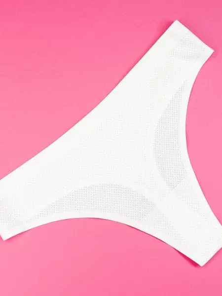 ISSA Plus Труси без підкладки білий