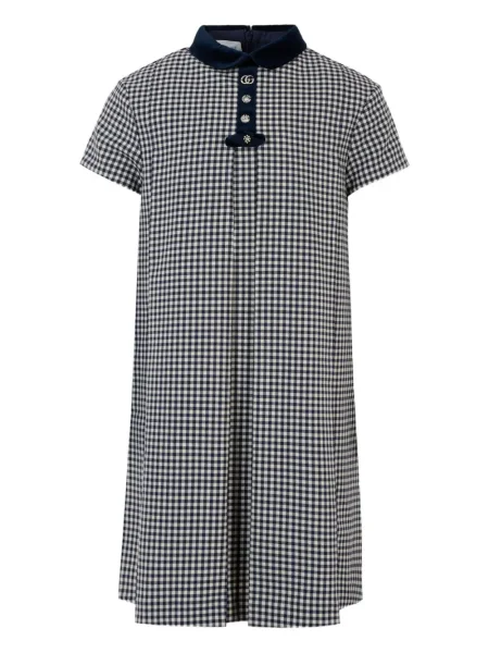 Dětské midi šaty Gucci modré
