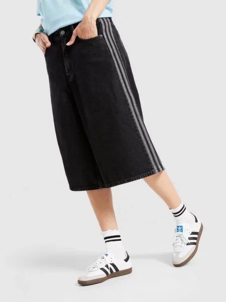 Adidas Originals Džínové Šortky Firebird trublc černé