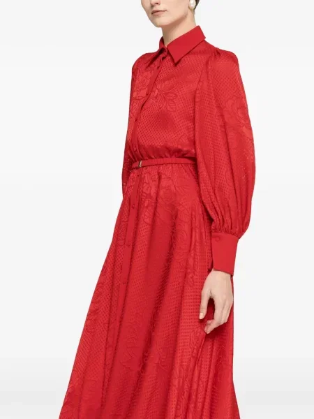 Sukienka midi Nissa czerwona