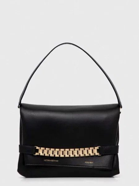 Colier Victoria Beckham din piele negru