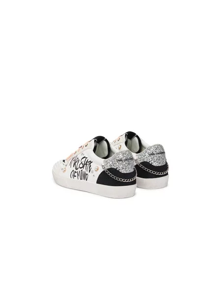 Sneakersy KARL LAGERFELD biela