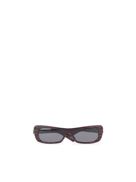 Okulary przeciwsłoneczne Jacquemus brązowe