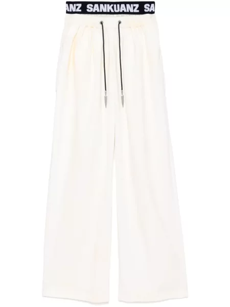 Pantaloni Sankuanz alb