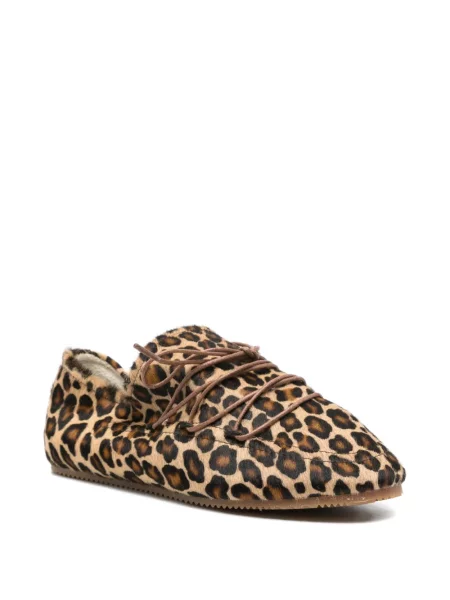Fűzős leopárdmintás sneaker Rien Studio nyomtatás