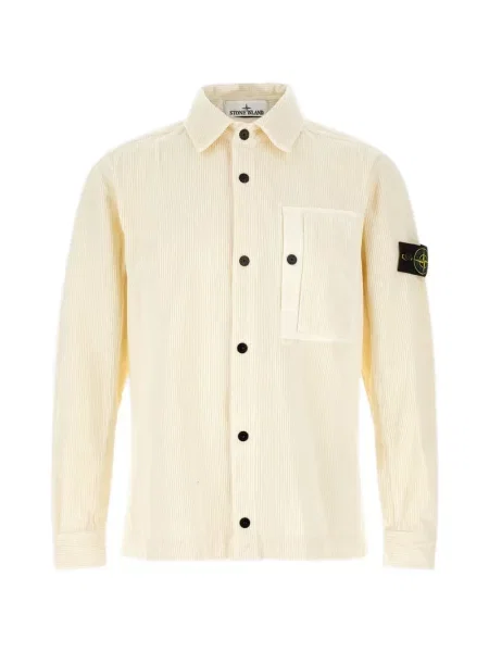 Cămașă Stone Island de catifea cord cu strasuri