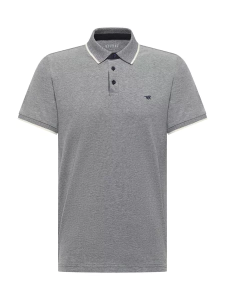 MUSTANG Tricou Palco fumuriu albastru