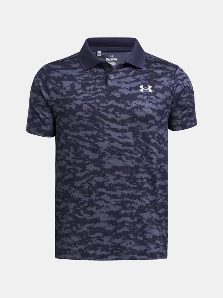 Tricou polo copii Under Armour albastru
