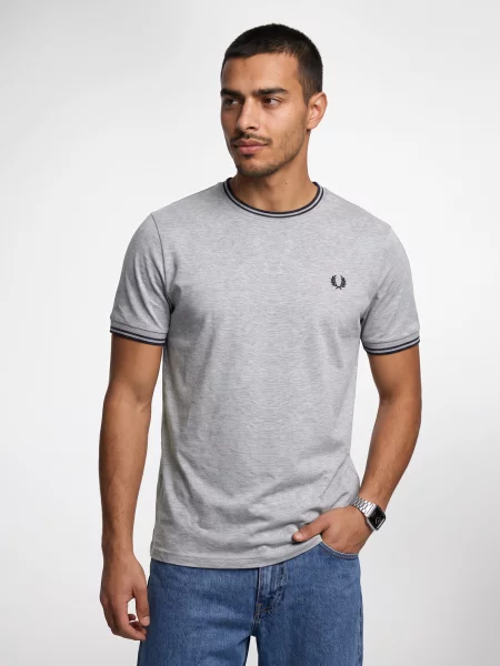 Tricou Fred Perry gri