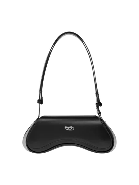 Torebka crossbody Diesel biznesowa czarna