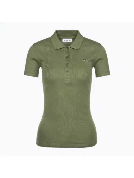 Дамска поло риза Lacoste каки зелено