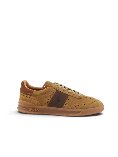 Sneakersy Ralph Lauren zamszowe brązowe