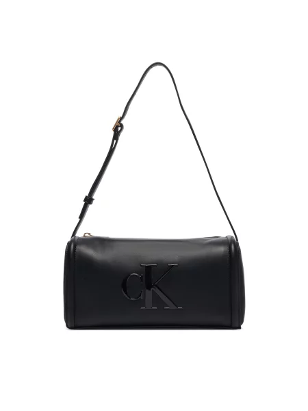 Calvin Klein Táska Bold Ck Slouchy Shoulder Bag fekete