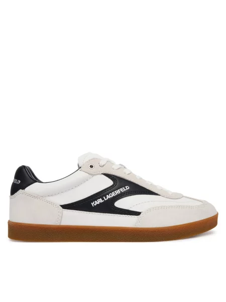 Sneakersy KARL LAGERFELD białe