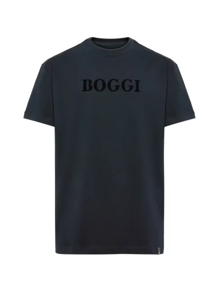 Tricou Boggi Milano cu imagine albastru