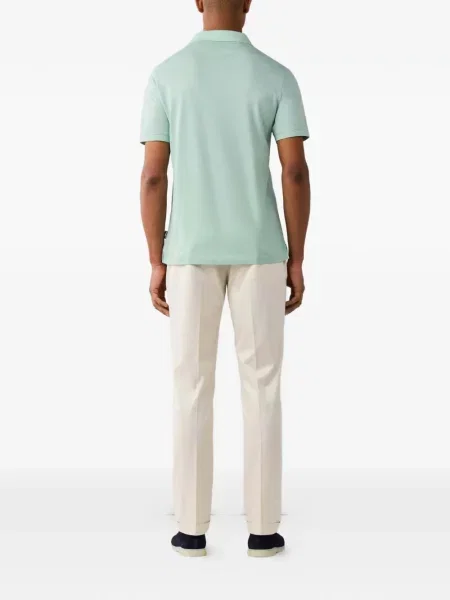 Scurt tricou polo Hackett London verde