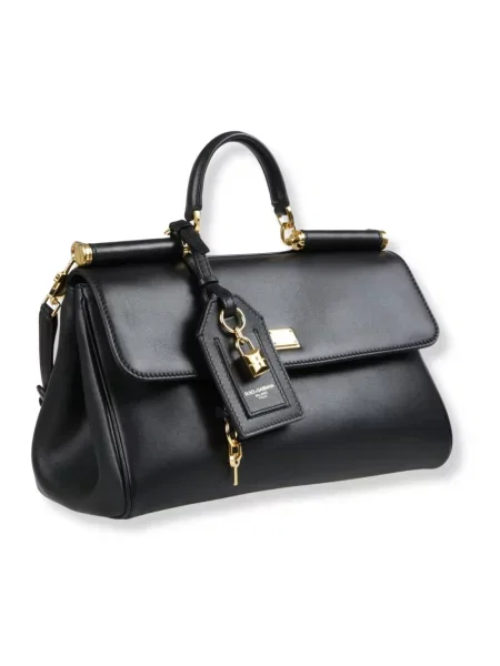 Torebka Dolce And Gabbana skórzana czarna