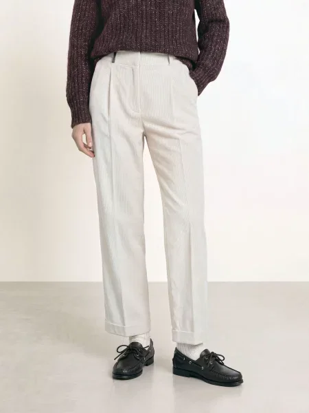 Culottes Peserico béžové