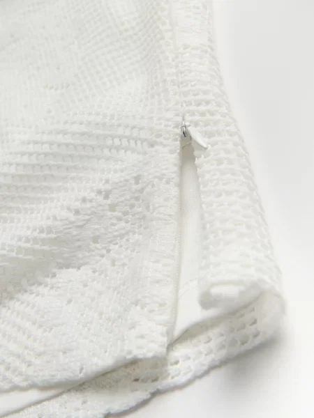 Reserved Ажурний топ білий