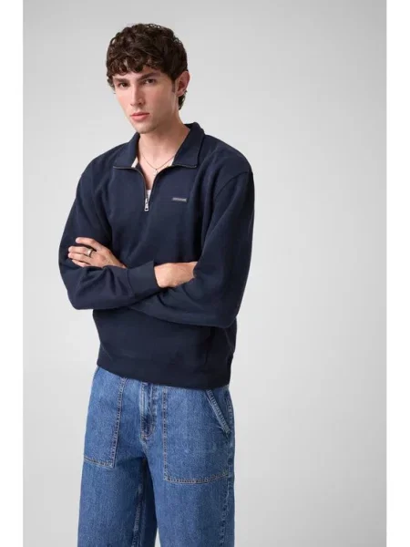 Mikina Guess Jeans modrá