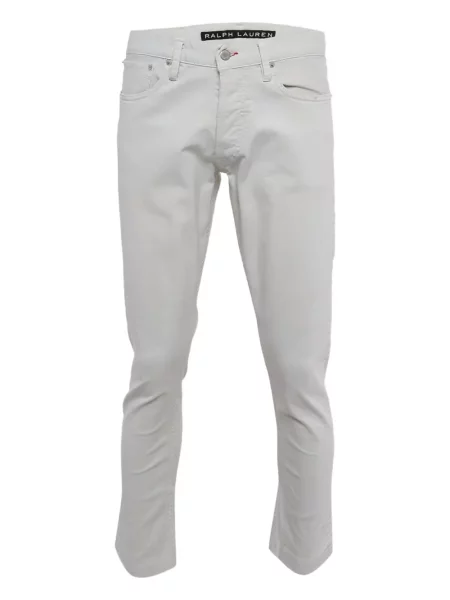 Tricou polo Polo Ralph Lauren din piele de căprioară cu broderie cu dungi alb