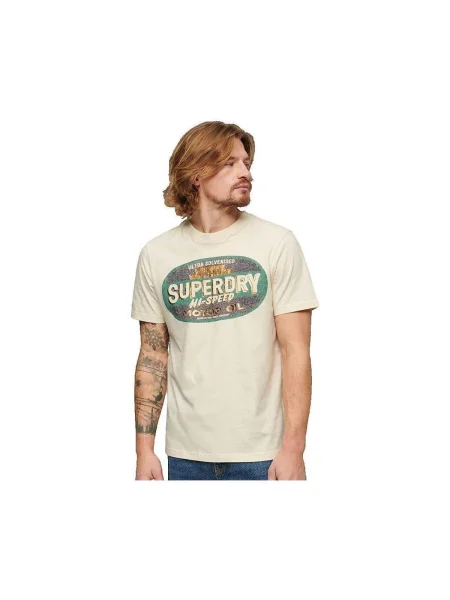 Tričko Superdry béžová