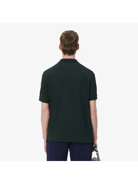 Lacoste Koszulka Polo Oryginał Petit Piqué zielona