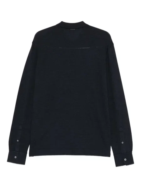 Hosszú pólóing Zegna fekete