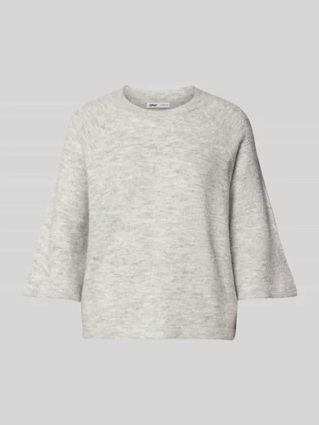 Oversize’owy sweter dzianinowy z rękawem model SIMONI' Only
