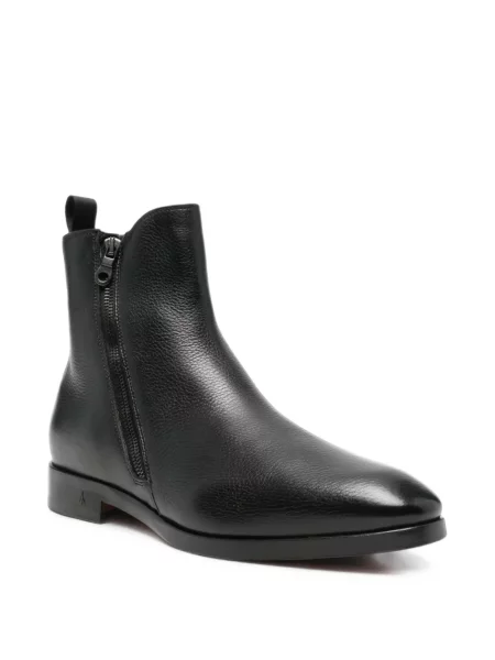 Botine Morgillo din piele negru
